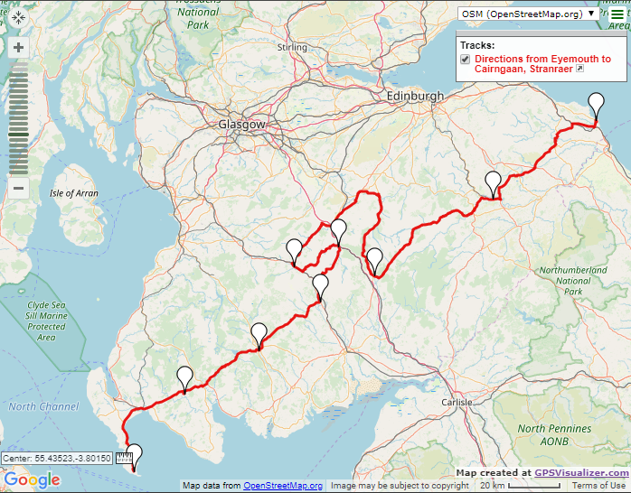 ABR Bridgestone Coast to Coast route.PNG