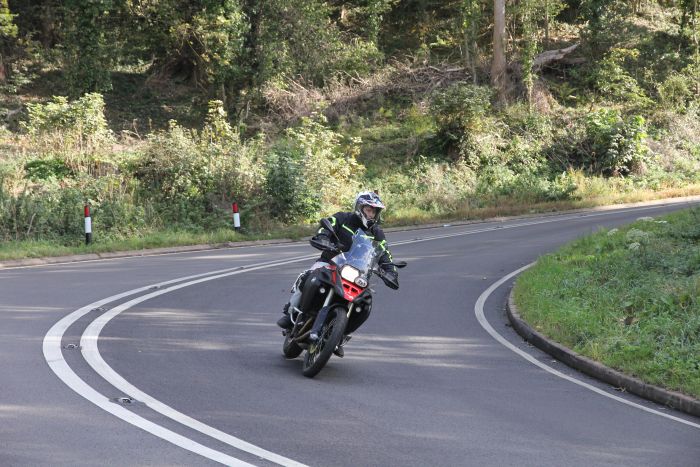 BMW F800GSA on road