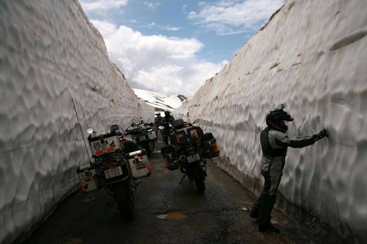 Winter motorcycling
