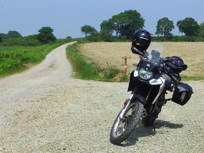 Riding to France on a 125cc adventure bike