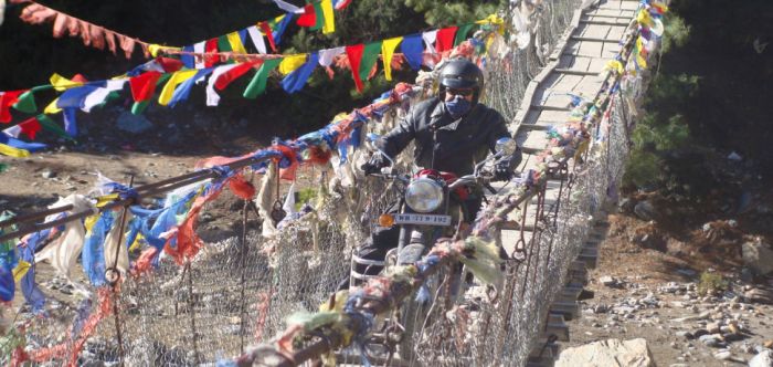 Motorcycle touring in Nepal