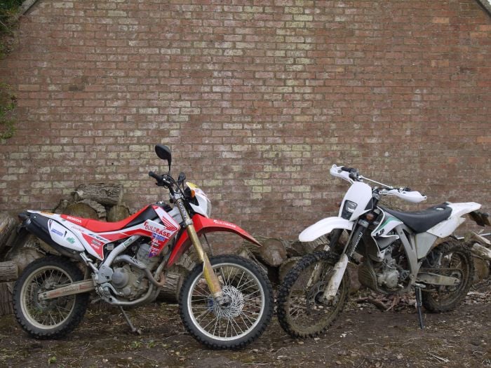 AJP PR5 250 Trail Vs. Honda CRF 250L
