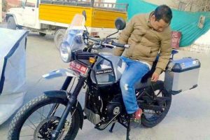 Royal Enfield Himalayan spy shot