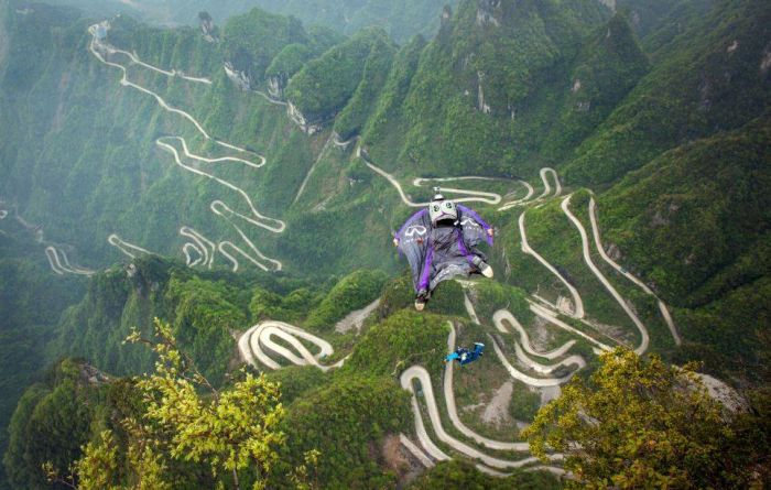 Tianmen Mountain Road Is This The World S Most Impressive Road Adventure Bike Rider