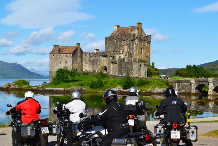 Motorcycle touring Europe