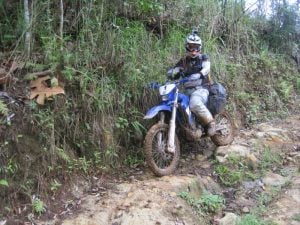 Off-road motorcycline in the Philippines