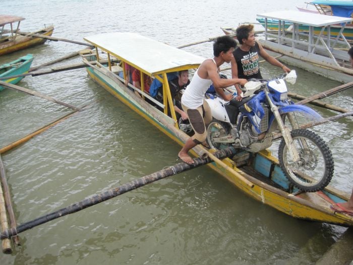 Off-road motorcycline in the Philippines