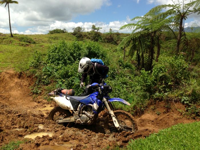 Off-road motorcycline in the Philippines