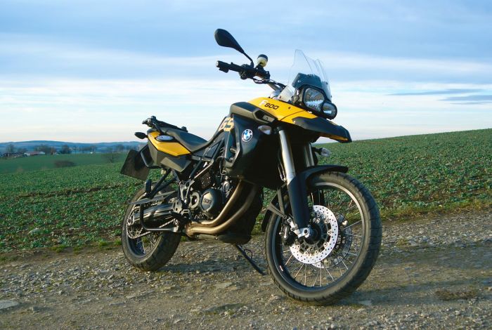 BMW F800GS motorcycle