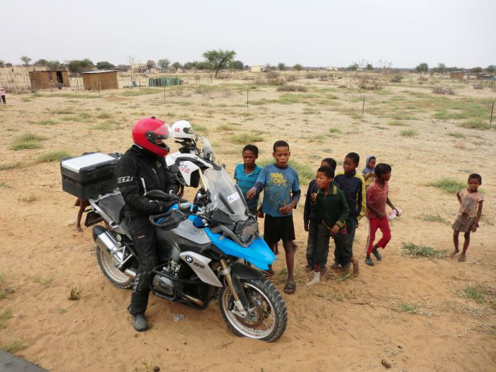 Round the world motorcycle touring