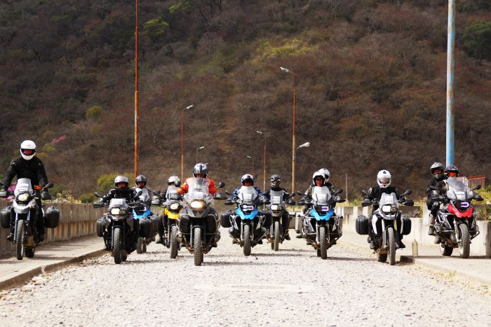 Round the world motorcycle touring