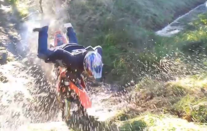 Off-road motorcycle fails