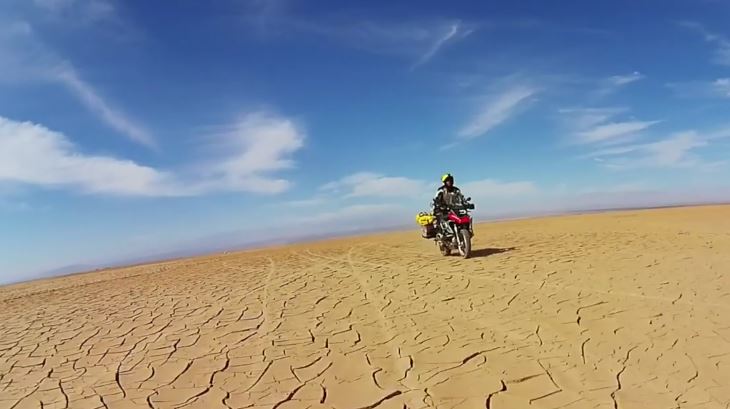 Off-road motorcycle adventure across South America