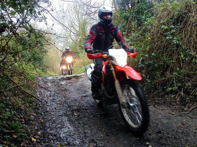 Off-road motorcycling