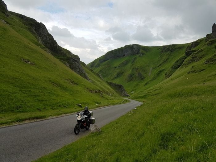 Motorcycling in the Peak District
