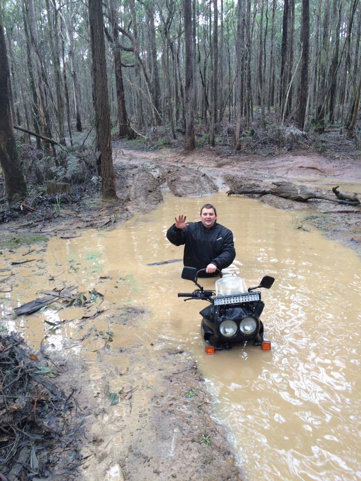 Off-road motorcycling