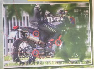 KTM 800 Adventure spy shots
