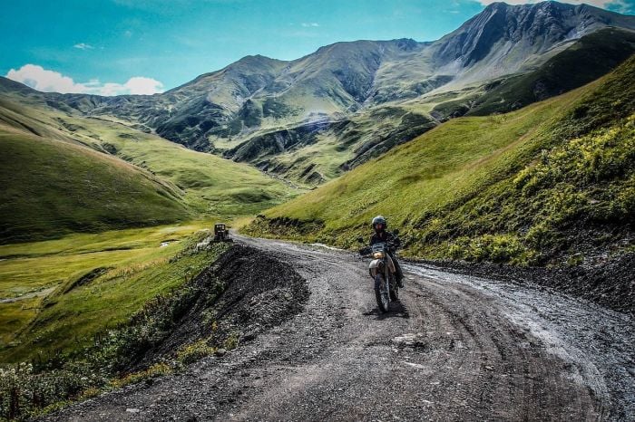 Off-road motorcycling