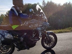 Spy shot of new Ducati Multistrada