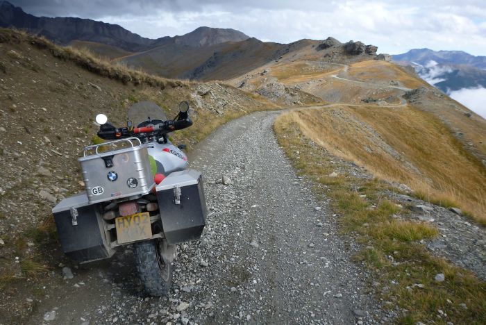 Off-road riding on Mount Jafferau
