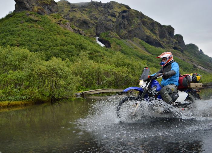 Adventure motorcycling in Iceland