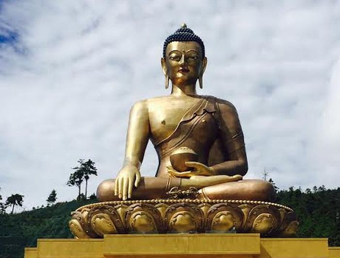 Bhuddist statue in Bhutan