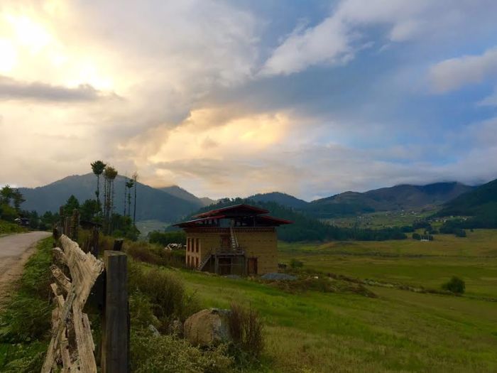 Beautiful Bhutan scenery