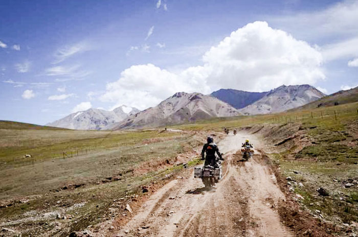 Riding off-road