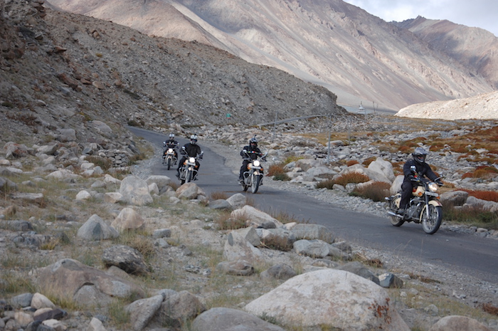 Riding in the Himalayas