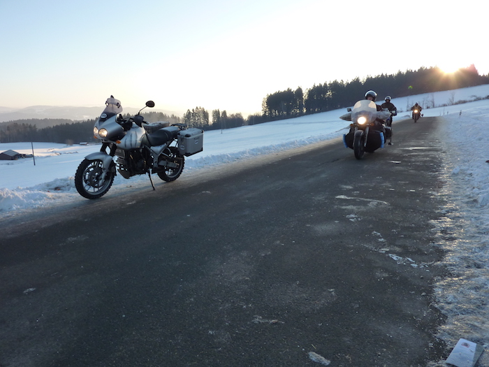 Riding in winter