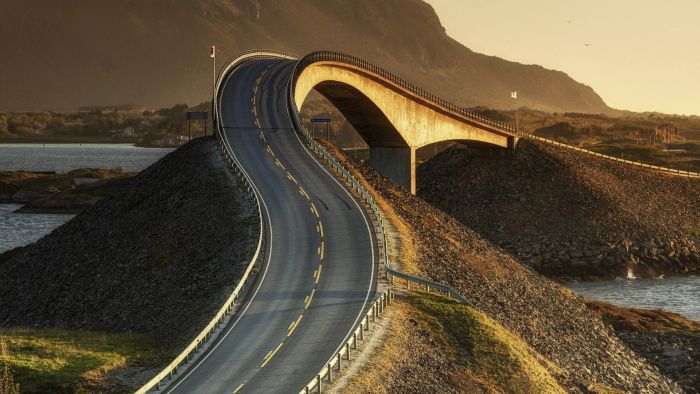 The Atlantic Ocean Road in Norway 