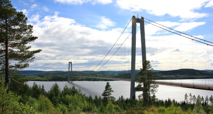 The E4 Highway in Sweden 