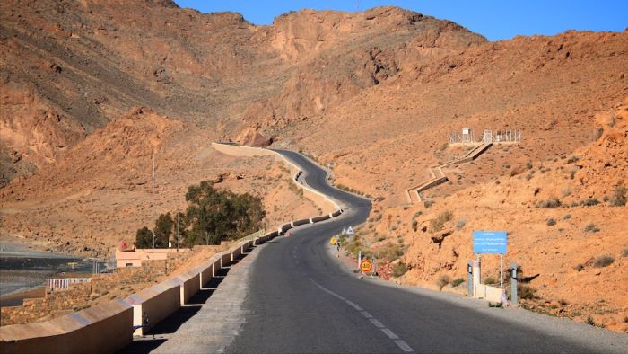 Morocco motorcycle route