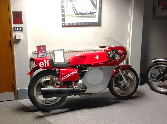 The stolen MV Augusta motorcycle