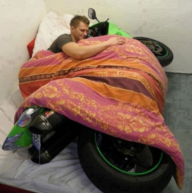 Motorcycle funny photo