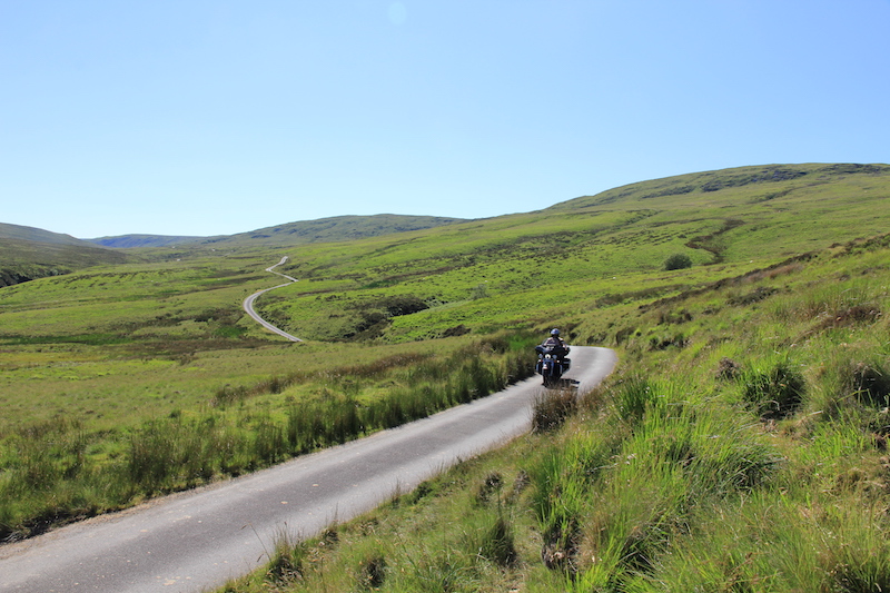 Deserted roads in Snowdonia