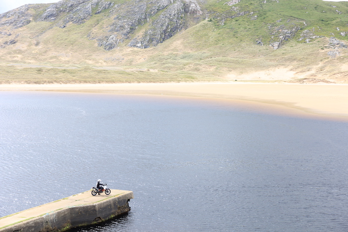 KTM 1090 Adventure R Scotland Pier