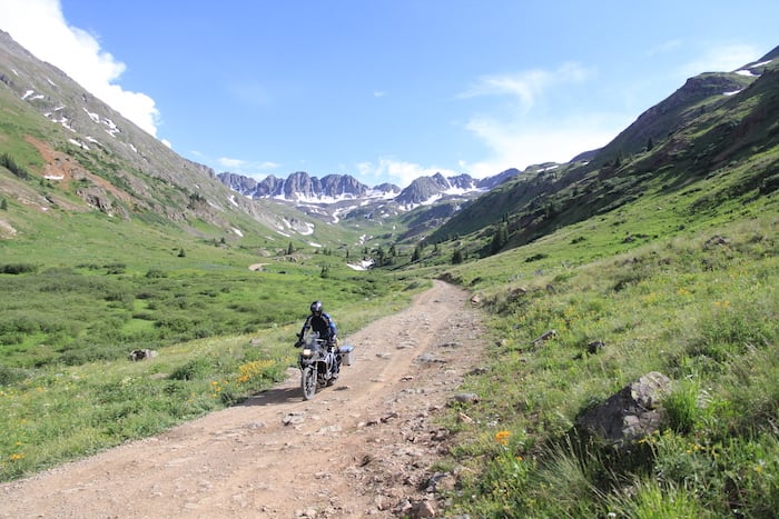 Motorcycle touring in Colorado
