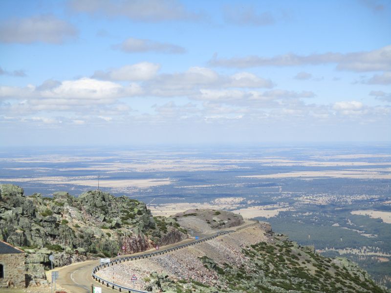 Mountain road in Salamanca, Spain