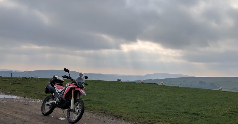 A moorland on the Trans Euro Trail