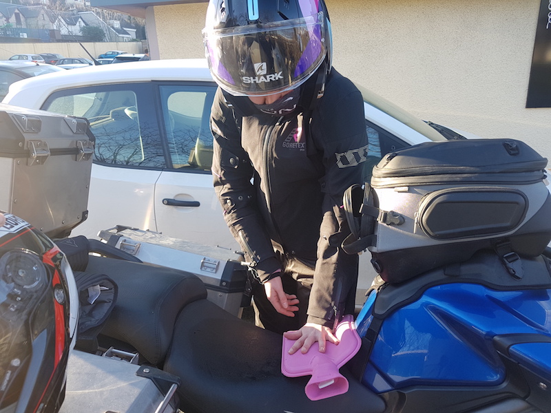 Cold motorcycle