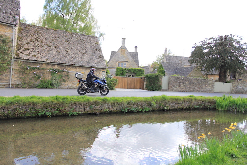 Motorcycle in Lower Slaughter
