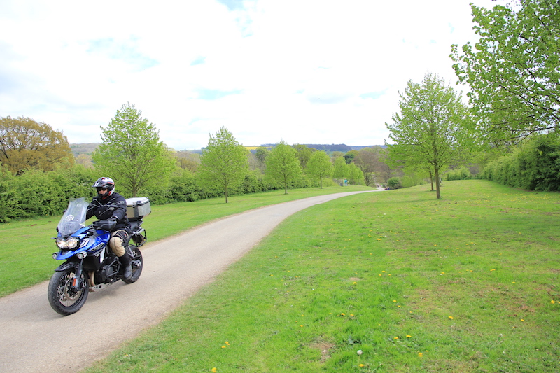The road to Sudeley Castle in the Cotswolds