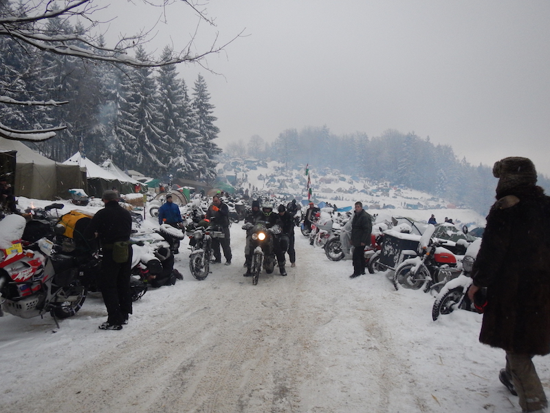Snow at the Elephant Rally
