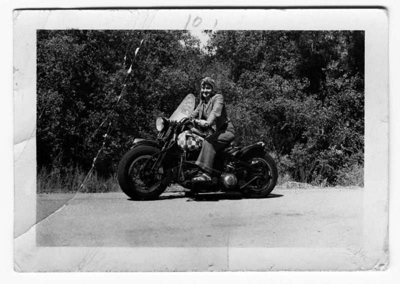 WWI motorcycle photo