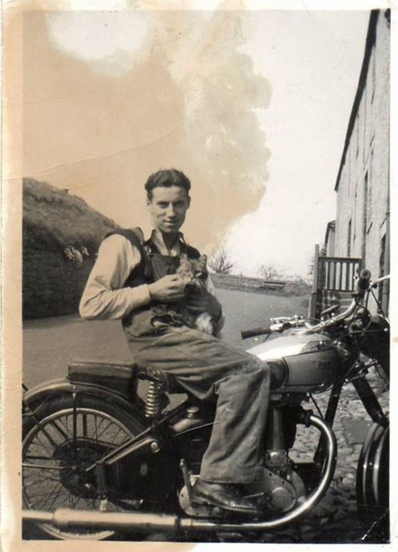Vintage motorcycle photo