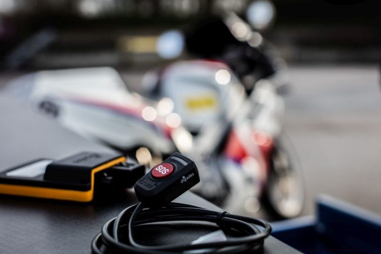 Dguard SOS button for motorcycle