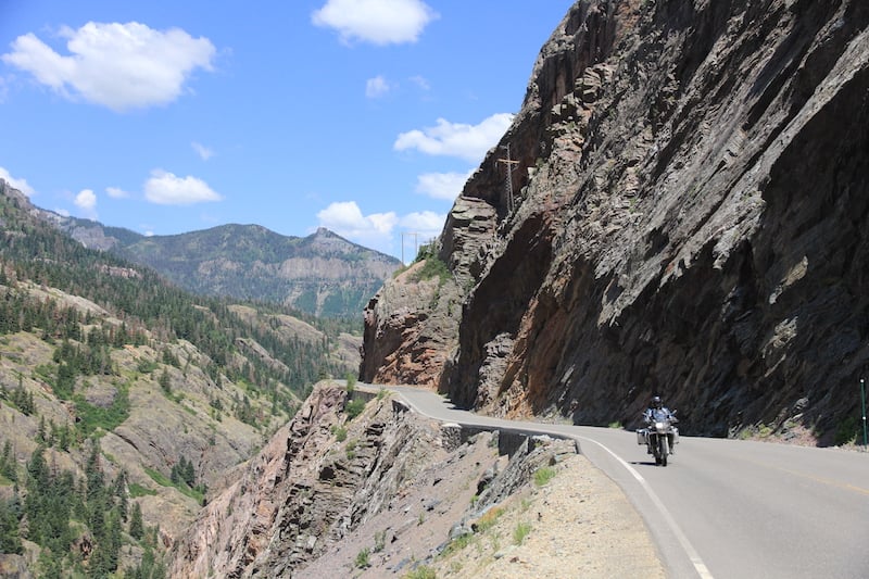 Million Dollar Highway in Colorado