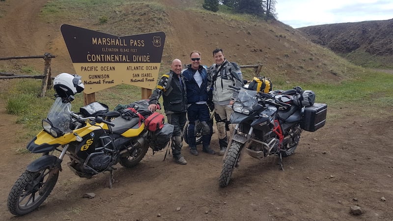 At the summit of Marhsall Pass
