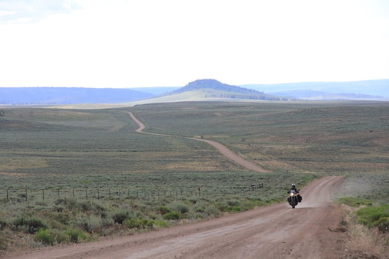 Riding on a native american reservation